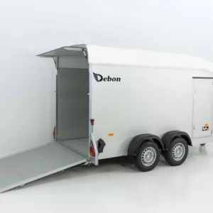 Debon Kofferanhänger Roadster Alu C700 179x378 H201 2,6t|Alu|Polybug|Tür|weiß-Neu