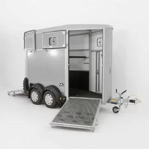 Ifor Williams Pferdeanhänger HB403|1,5er|silber-Neu