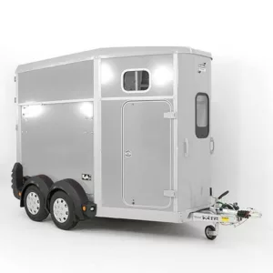 Ifor Williams Pferdeanhänger HB506|Sattelkammer|Silber-Neu