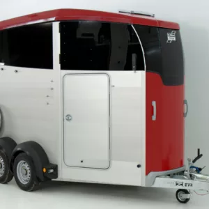 Ifor Williams Pferdeanhänger HBX 511|Sattelkammer|neues Modell|rot-Neu