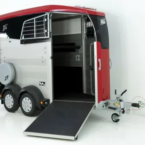 Ifor Williams Pferdeanhänger HBX 403|Frontausstieg|neues Modell|rot-Neu