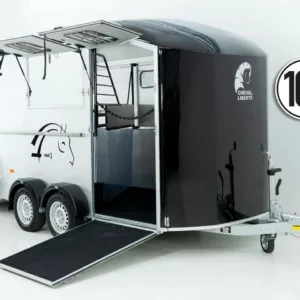 Cheval Liberte Pferdeanhänger MAXI 2|schwarz-Neu
