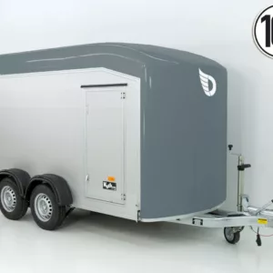 Debon Kofferanhänger Cargo C800 206x441cm H206 3,5 t|Alu|Polybug|Tür|grau-Neu