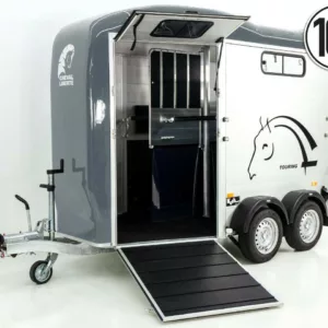 Cheval Liberte Pferdeanhänger Touring Country| Pullman-Fahrwerk| Frontausstieg| grau-Neu