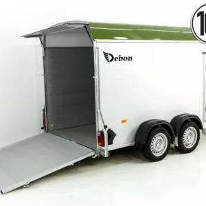 Debon Kofferanhänger Roadster C700 179x378 Höhe:201cm 2,6t|Alu|Polybug|Tür|olivgrün-Neu