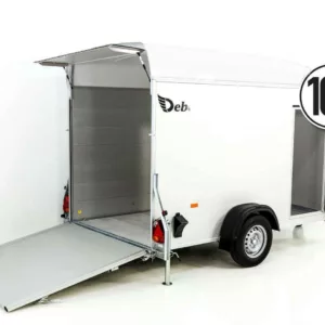 Debon Kofferanhänger C400 164x315cm H:200cm 1,3t|Alu, Polybug|Tür|weiß-Neu