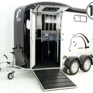 Cheval Liberte Pferdeanhänger Touring Country|Sattelkammer|Frontausstieg|schwarz-Neu