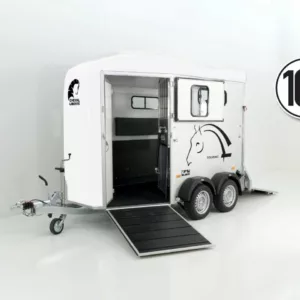 Cheval Liberte Pferdeanhänger Touring Country|Sattelkammer|Frontausstieg|weiß-Neu