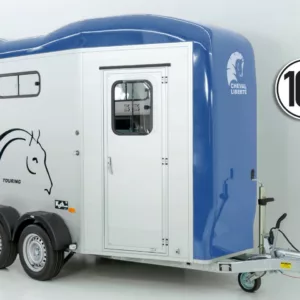 Cheval Liberte Pferdeanhänger Touring Jumping|Pullman-Fahrwerk|Sattelkammer|blau-Neu