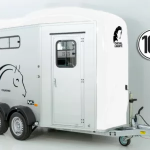 Cheval Liberte Pferdeanhänger Touring Jumping| Pullman-Fahrwerk|Sattelkammer|weiß-Neu