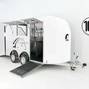 Cheval Liberte Pferdeanhänger Maxi 3|3 Pferde|Pullmann 2 Fahrwerk|weiß-Neu