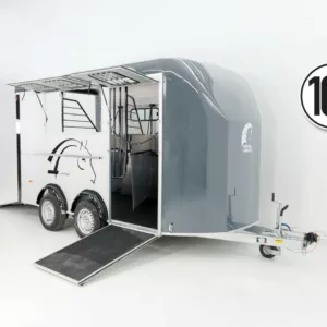 Cheval Liberte Pferdeanhänger Maxi 3|3Pferde||Pullmann 2 Fahrwerk|grau-Neu