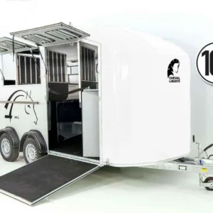Cheval Liberte Pferdeanhänger Maxi 4|4 Pferde|Pullman-Fahrwerk|100km/h| weiß-Neu