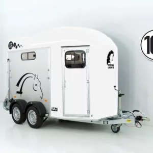 Cheval Liberte Pferdeanhänger GOLD 3|Premium|Pullman 2|Sattelkammer|weiß-Neu