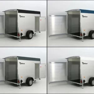 Debon Kofferanhänger C300 148x295cm H:190cm 1,3t|Alu|Polybug|Tür-Neu