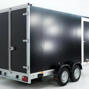 Vezeko Kofferanhänger 204x405cm Höhe:205cm 2,7t | Tür | schwarz-Neu