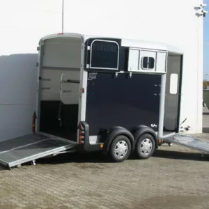 Ifor Williams Pferdeanhänger HB511|Heckklappen-Türkombination|schwarz-Neu